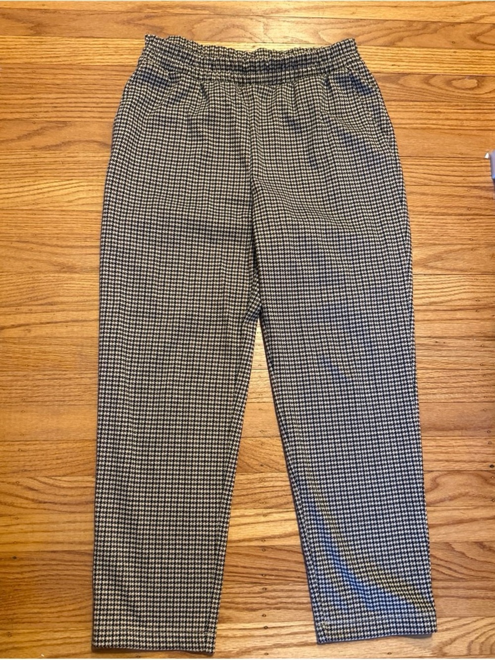 a new day Black and White Houndstooth Straight Leg Pants